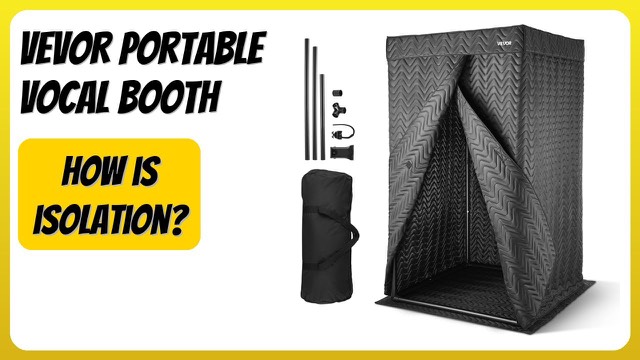 VEVOR portable vocal booth for home recording