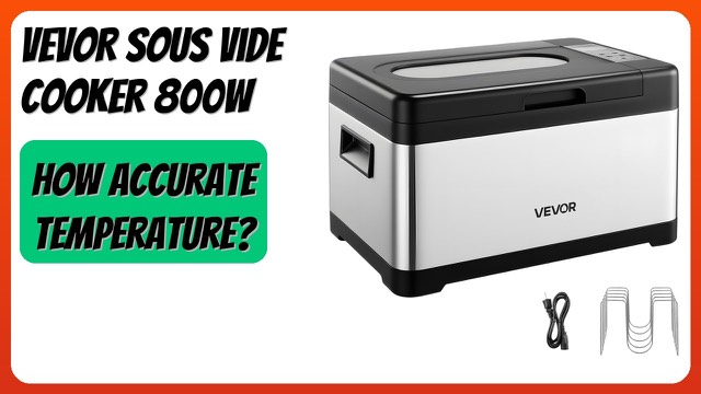 VEVOR SVC100N all-in-one sous vide cooker with glass lid and digital display