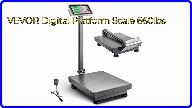 VEVOR digital platform scale with folding column and display