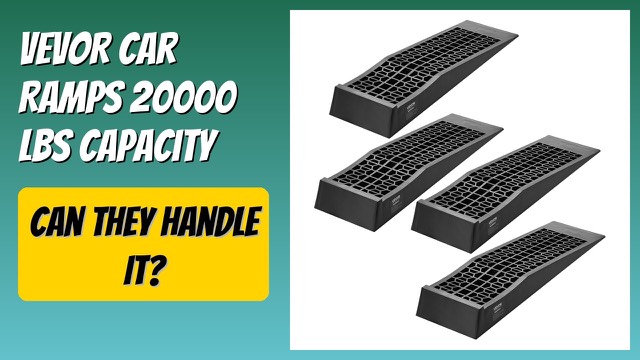 VEVOR plastic car service ramps with honeycomb surface