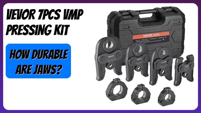 VEVOR VMP pressing kit with jaws, rings and actuator in a carrying case