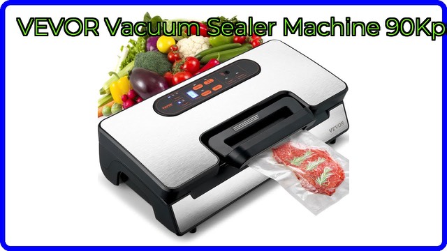 VEVOR VS5164 vacuum sealer with built-in bag roll storage and cutter