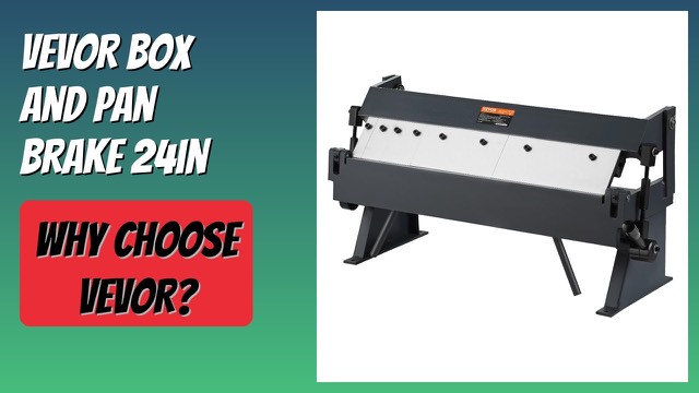 VEVOR 24-inch steel box and pan brake with modular finger segments