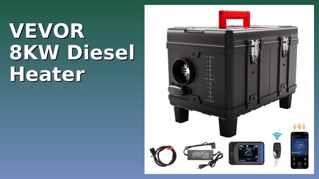VEVOR XMZ-TB20 8KW diesel heater with display screen