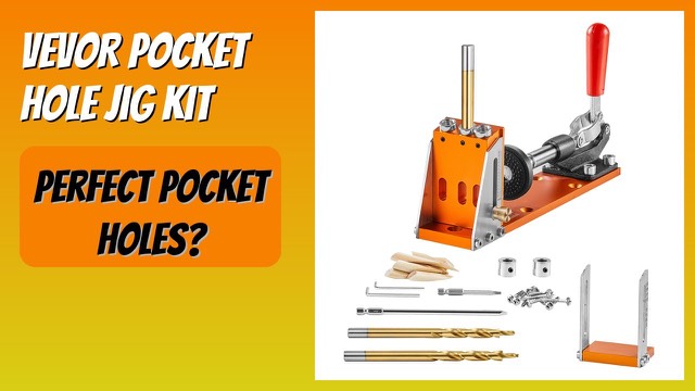 VEVOR XRS030 pocket hole jig kit with step drill bits and accessories