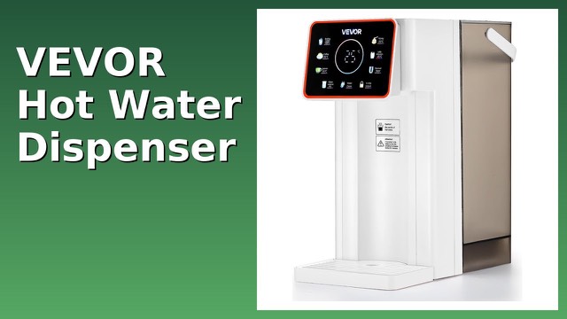VEVOR Y1 countertop instant hot water dispenser with touchscreen and removable tank