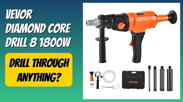 VEVOR handheld diamond core drilling machine with bits