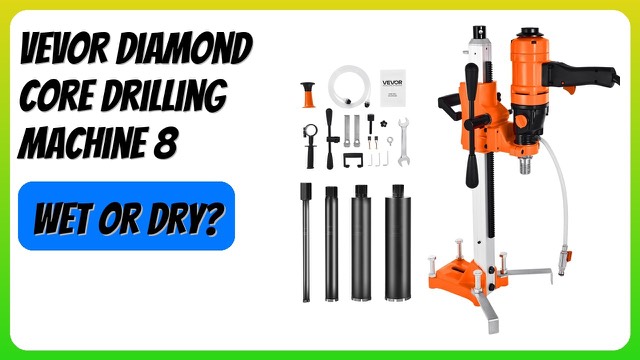 VEVOR diamond core drilling machine with four core bits