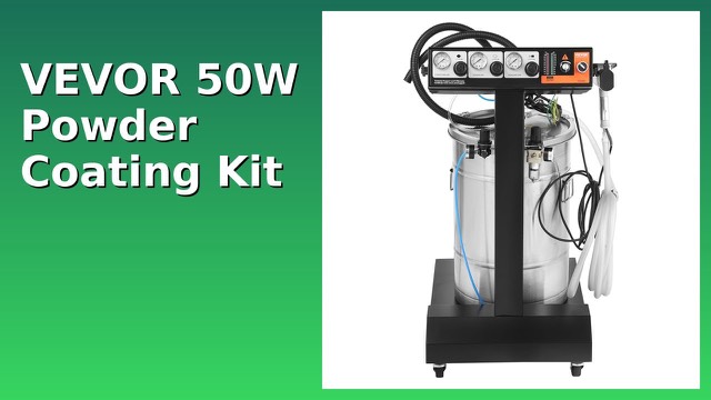 VEVOR ZP-808 electrostatic powder coating machine on a trolley base
