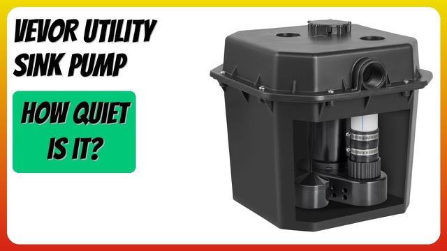 VEVOR ZX30023 under-sink utility pump with 6-gallon basin