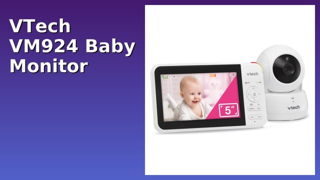 VTech VM924 video baby monitor with 5-inch parent unit and camera