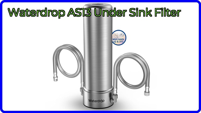 Waterdrop AS13 stainless steel under sink water filter system