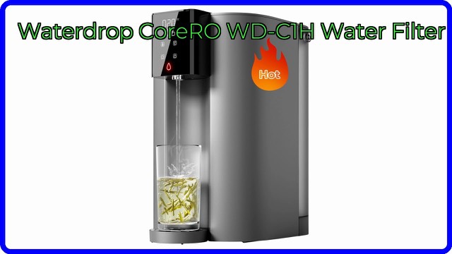 Waterdrop CoreRO WD-C1H countertop reverse osmosis water dispenser