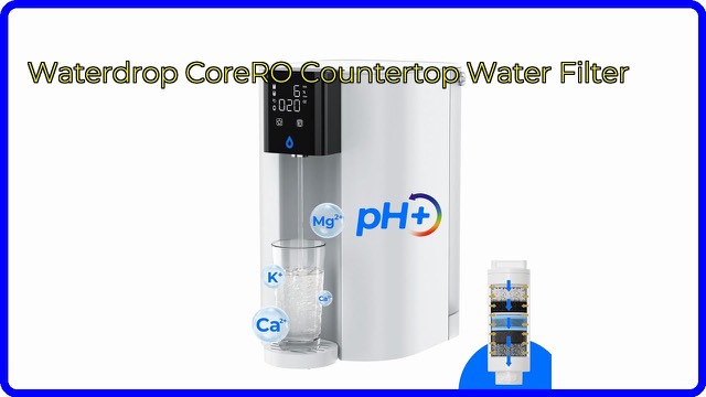 Waterdrop CoreRO countertop reverse osmosis water filter with pitcher