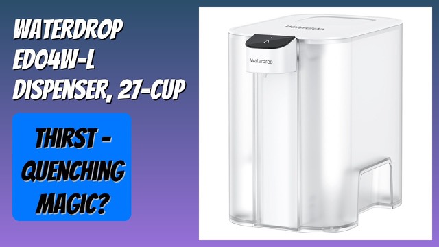Waterdrop ED04W-L white 27-cup electric water filter dispenser