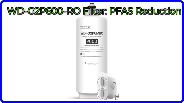 Waterdrop WD-G2P600-RO reverse osmosis replacement filter cartridge