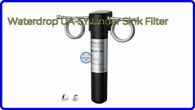 Waterdrop WD-UA-5Y under sink water filter cartridge
