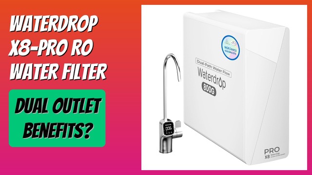 Waterdrop X8-PRO tankless under-sink reverse osmosis system