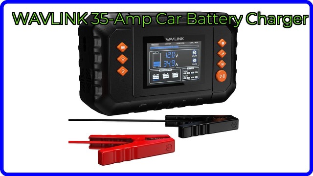 WAVLINK GS450C smart battery charger with LCD display