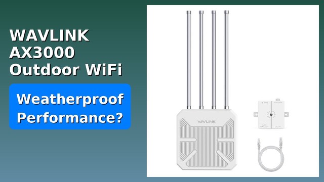 WAVLINK AX3000 outdoor WiFi 6 access point with four antennas