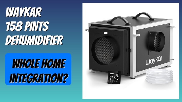 Waykar AFD2.5DPM commercial crawl space dehumidifier with metal housing