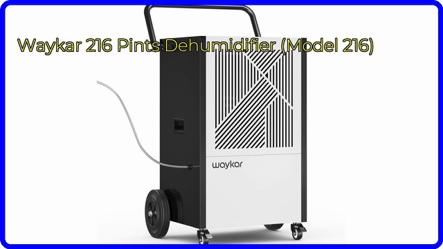 Waykar DP903B commercial dehumidifier on wheels with a push handle