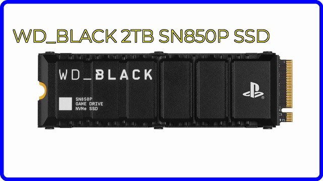 WD_BLACK SN850P M.2 SSD with heatsink for PS5 consoles