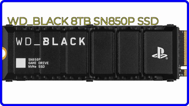 WD_BLACK SN850P M.2 NVMe SSD with heatsink for PlayStation 5