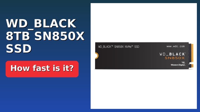 WD_BLACK SN850X M.2 NVMe solid-state drive