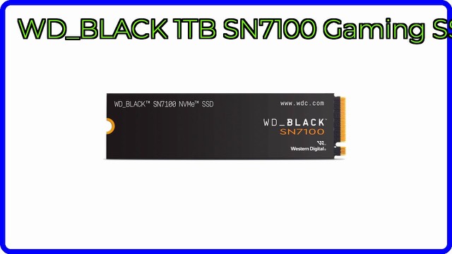 WD_BLACK SN7100 M.2 2280 NVMe solid state drive