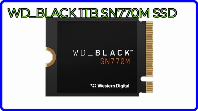 WD_BLACK SN770M M.2 2230 NVMe SSD for handheld gaming devices