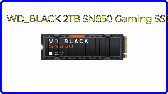 WD_BLACK SN850 NVMe SSD with heatsink