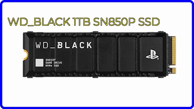 WD_BLACK SN850P M.2 SSD with heatsink for PlayStation 5
