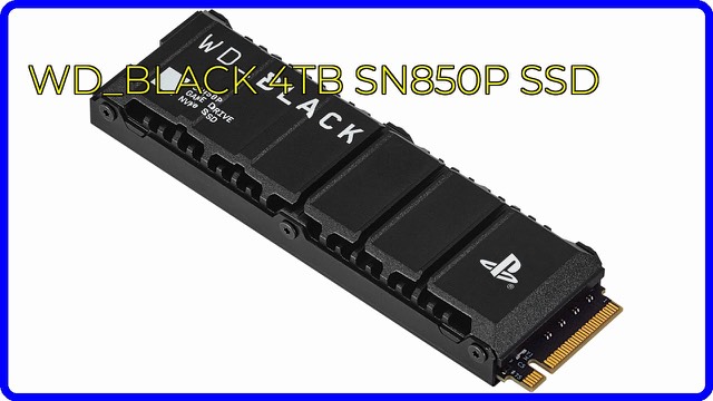 WD_BLACK SN850P M.2 SSD with heatsink for PlayStation 5