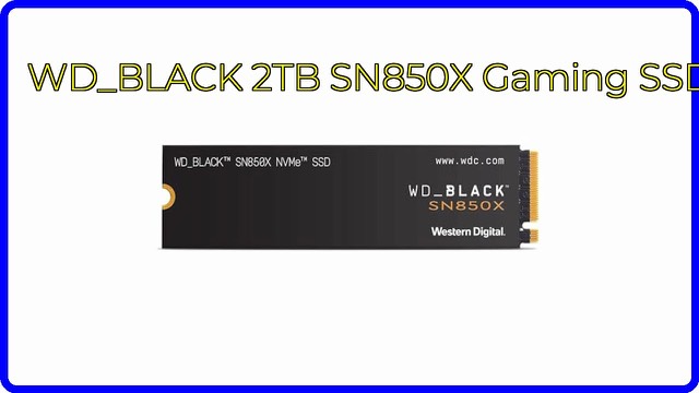 WD_BLACK SN850X M.2 NVMe gaming SSD