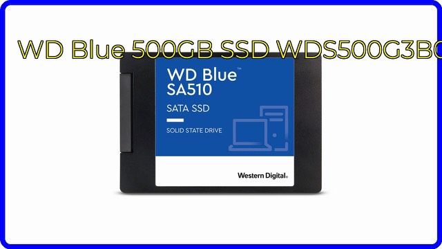Western Digital WD Blue SA510 500GB 2.5-inch SATA SSD