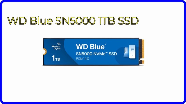 Western Digital WD Blue SN5000 M.2 NVMe internal SSD