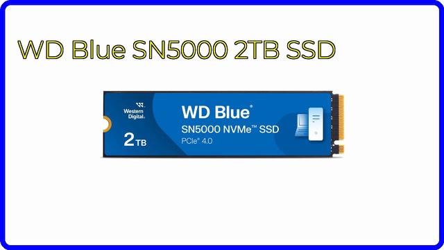 Western Digital WD Blue SN5000 M.2 NVMe SSD
