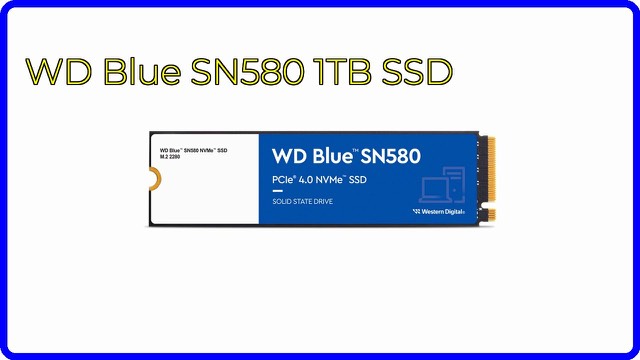 WD Blue SN580 1TB M.2 NVMe solid state drive