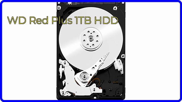 Western Digital WD Red Plus 1TB 2.5-inch NAS hard drive