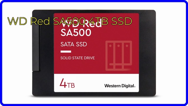 Western Digital WD Red SA500 2.5-inch SATA SSD for NAS