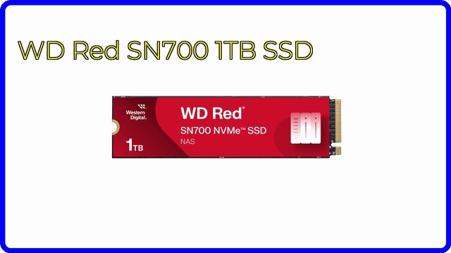 Western Digital WD Red SN700 M.2 NVMe SSD for NAS