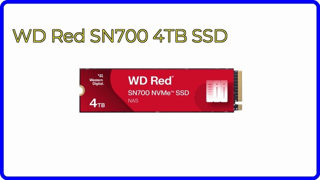 Western Digital WD Red SN700 M.2 NVMe SSD for NAS