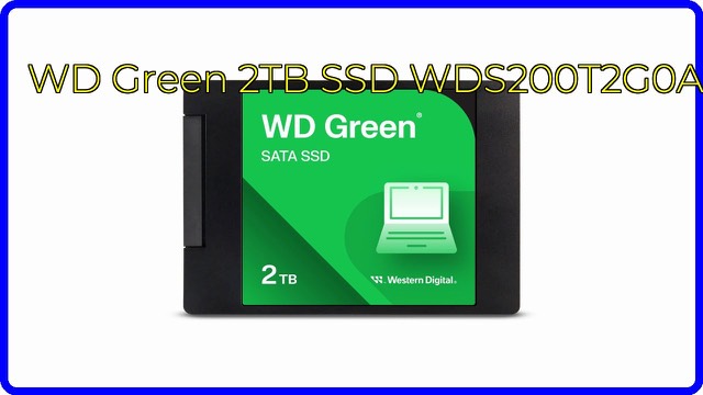 Western Digital WD Green 2TB 2.5-inch SATA solid state drive