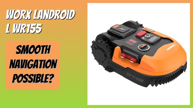 Worx Landroid L WR155 robotic lawn mower on grass