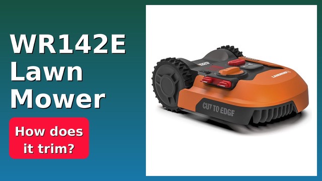 WORX Landroid M WR142E robotic lawn mower on a lawn