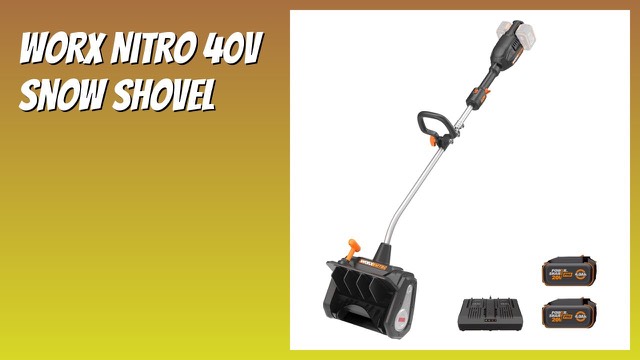 WORX Nitro WG460 cordless electric snow shovel with adjustable front handle