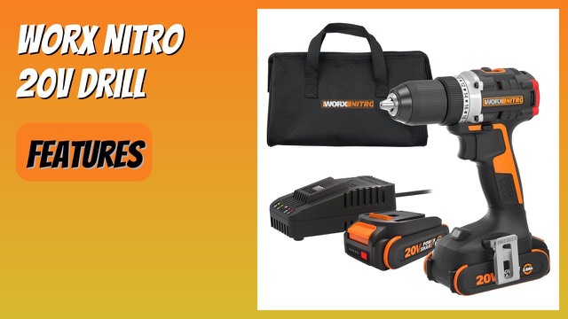 WORX Nitro WX130L compact 20V cordless drill driver