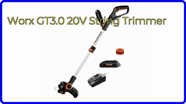WORX GT3.0 cordless string trimmer and edger