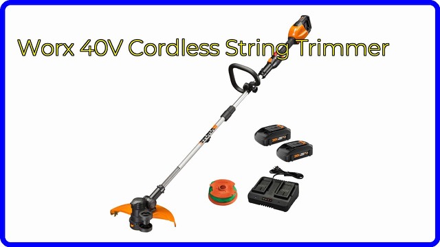 WORX WG184 cordless string trimmer and wheeled edger